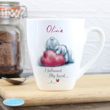 Personalised Me to You Bear Heart Latte Mug Extra Image 1